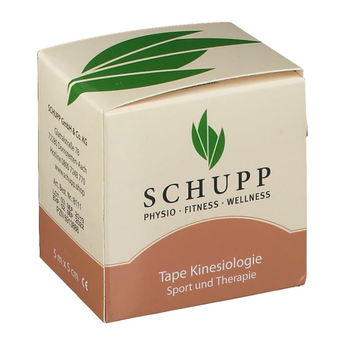Schupp Tape Kinesiologie 5 cmx5 m neutral Produktbild 1