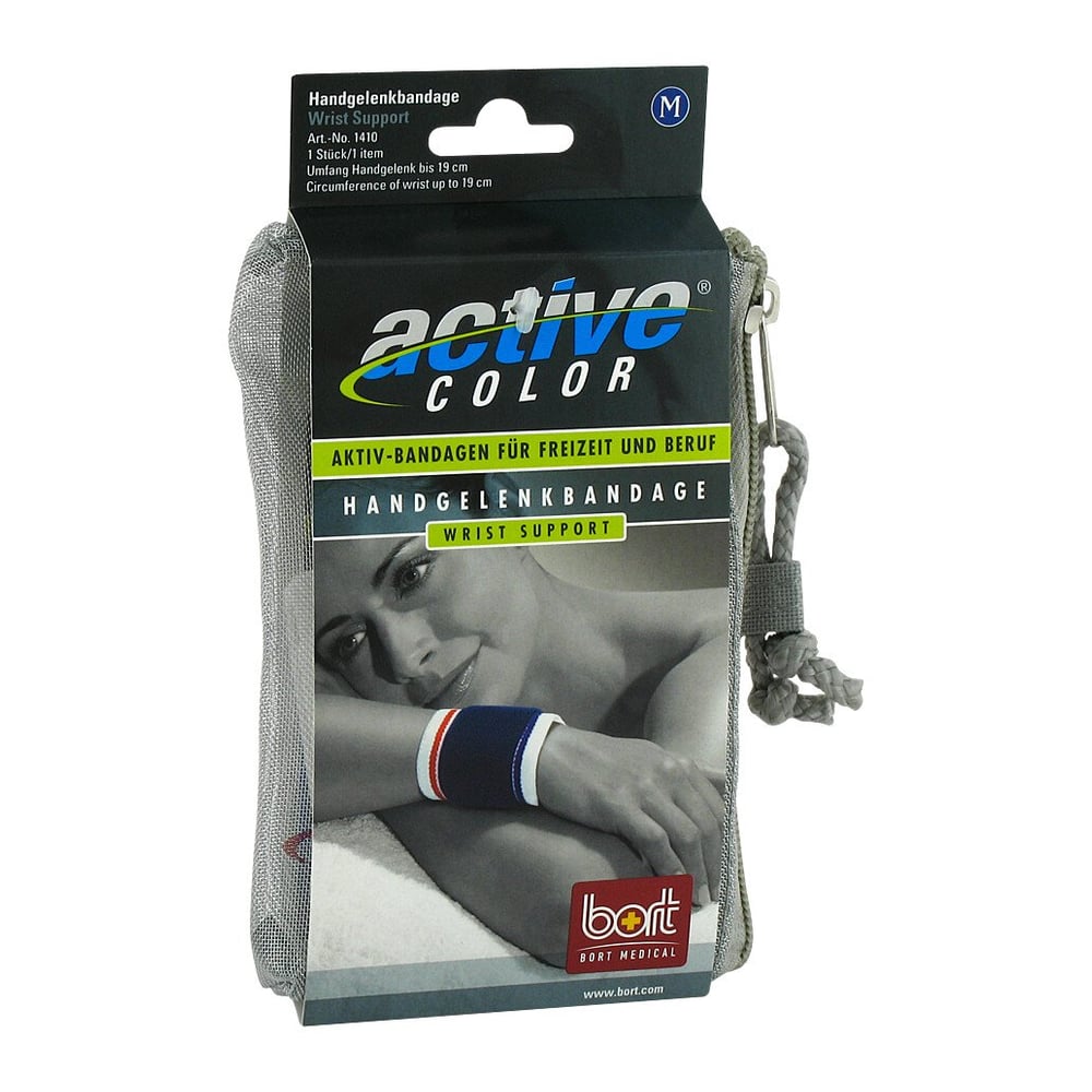 Bort ActiveColor Handgelenkbandage M blau