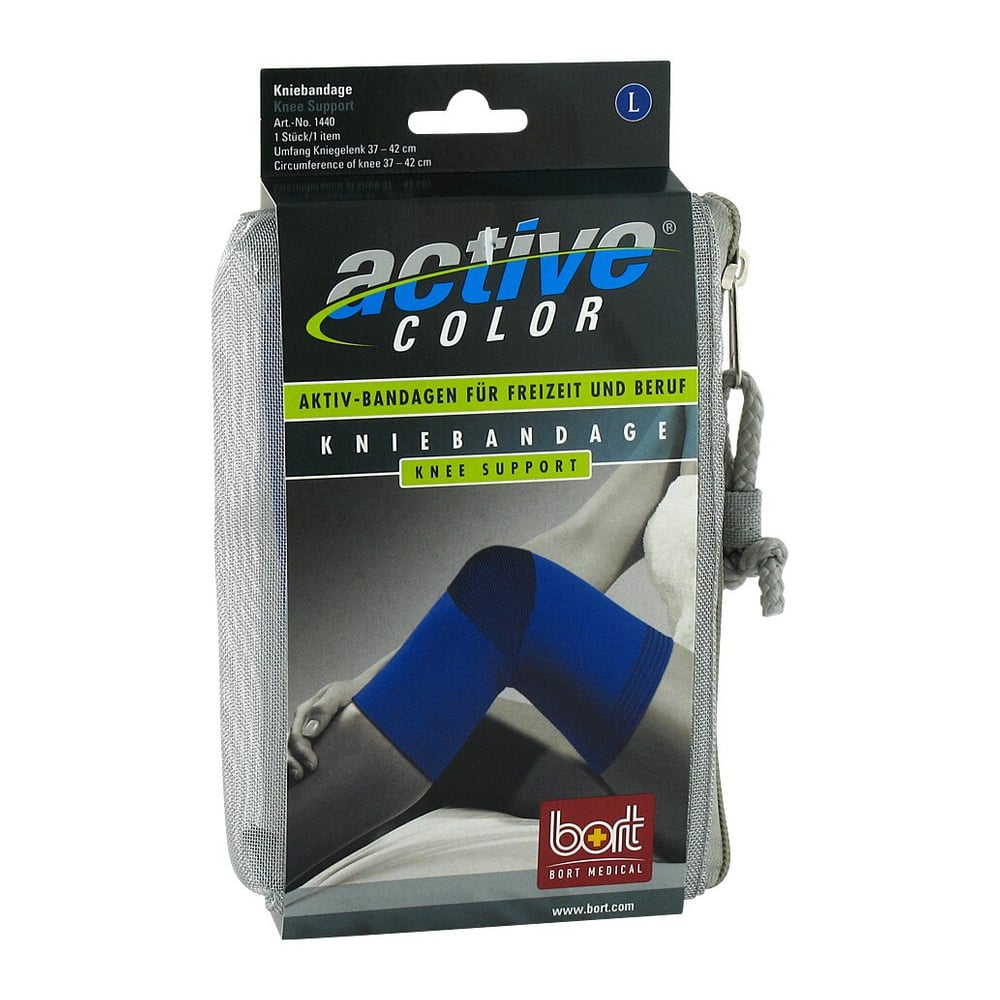 Bort ActiveColor Kniebandage L blau