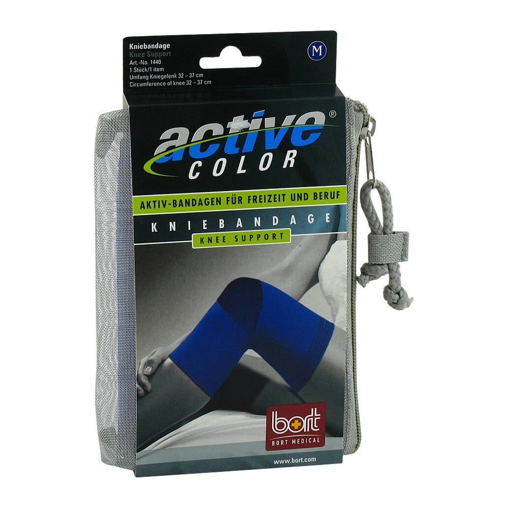 Bort ActiveColor Kniebandage M blau