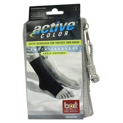 Bort ActiveColor Kn chelbandage L schwarz