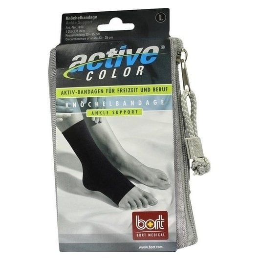 Bort ActiveColor Kn chelbandage L schwarz