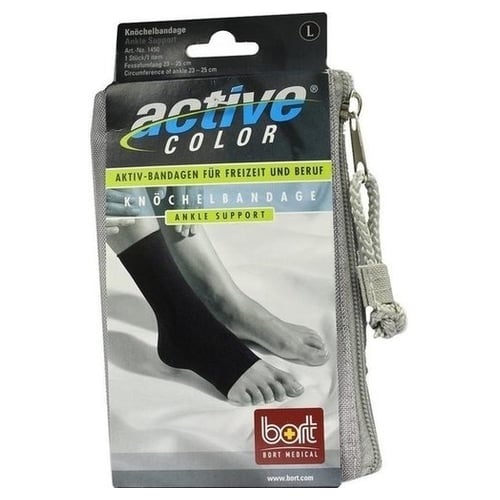 Bort ActiveColor Knöchelbandage L schwarz
