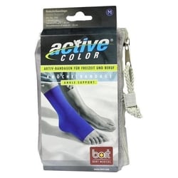Bort ActiveColor Knöchelbandage M blau