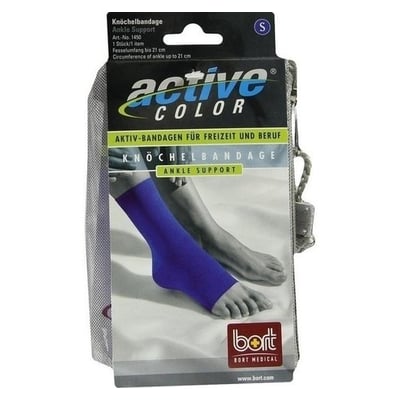 Bort ActiveColor Kn chelbandage S blau