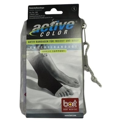 Bort ActiveColor Kn chelbandage S schwarz