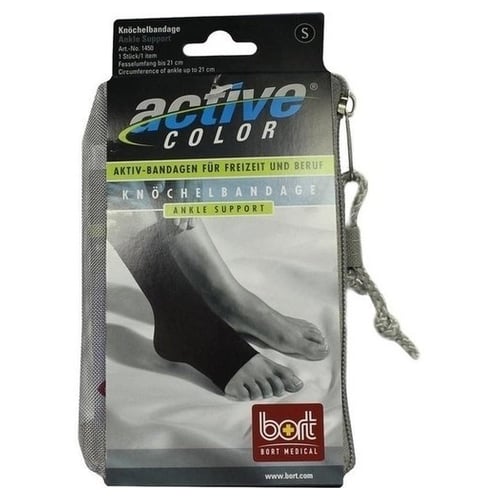 Bort ActiveColor Knöchelbandage S schwarz