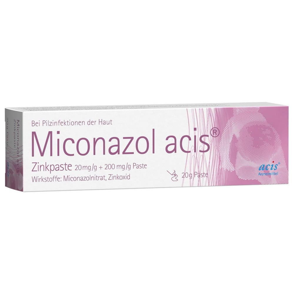 Miconazol acis Zinkpaste