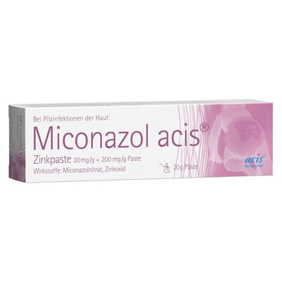 Miconazol acis Zinkpaste