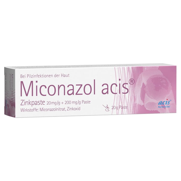 Miconazol acis Zinkpaste