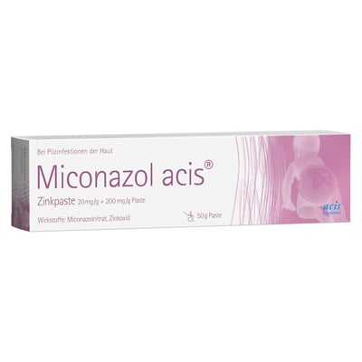 Miconazol acis Zinkpaste