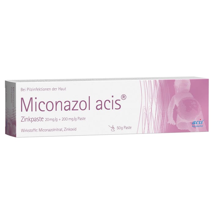 Miconazol acis Zinkpaste