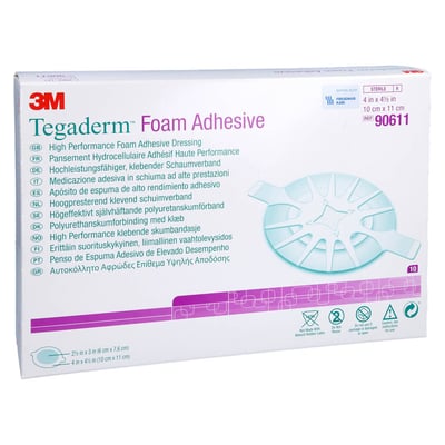 Tegaderm Foam Adhesive FK 10x11 cm oval Produktbild 1