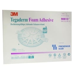 Tegaderm Foam Adhesive FK 14.3x15.6cm oval