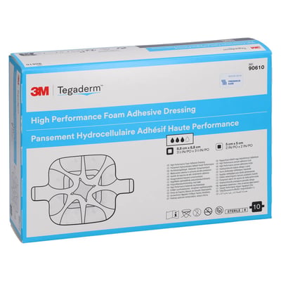 Tegaderm Foam Adhesive FK 8,8x8,8 cm Produktbild 1