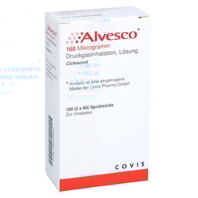 Alvesco 160 Mikrogramm Druckgasinhalation