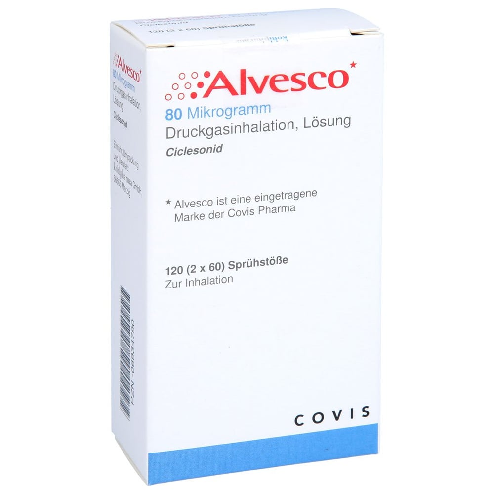 Alvesco 80 Mikrogramm Druckgasinhalation