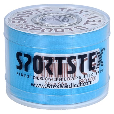 SPORTS-TEX Kinesiologie TAPE 5cmx5m Blau