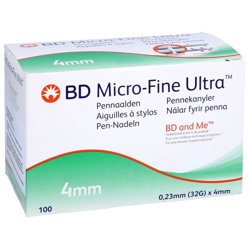 BD Micro-fine+ 4 Pen-Nadeln 0,23x4 mm 1001 Artikel Medical