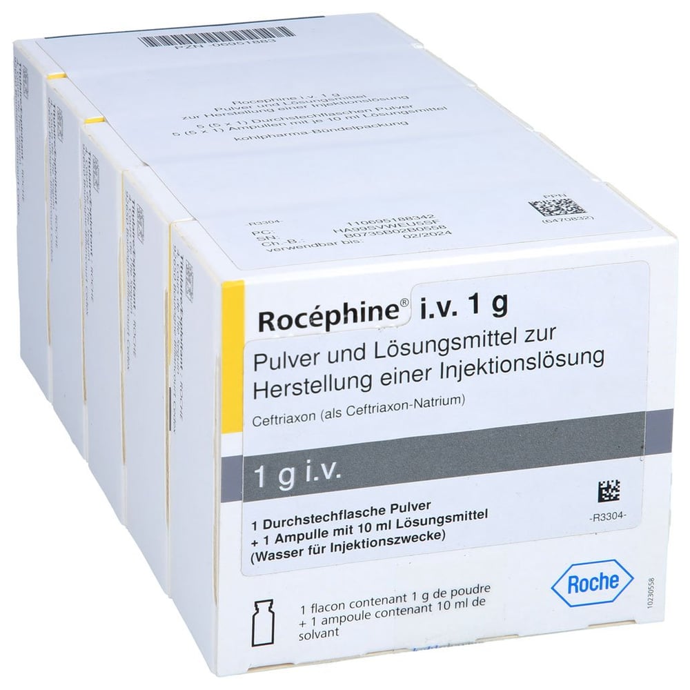 Rocephine Iv 1g