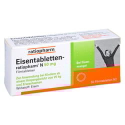 Eisentabletten-ratiopharm N 50 mg