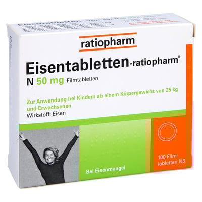 Eisentabletten-ratiopharm N 50 mg