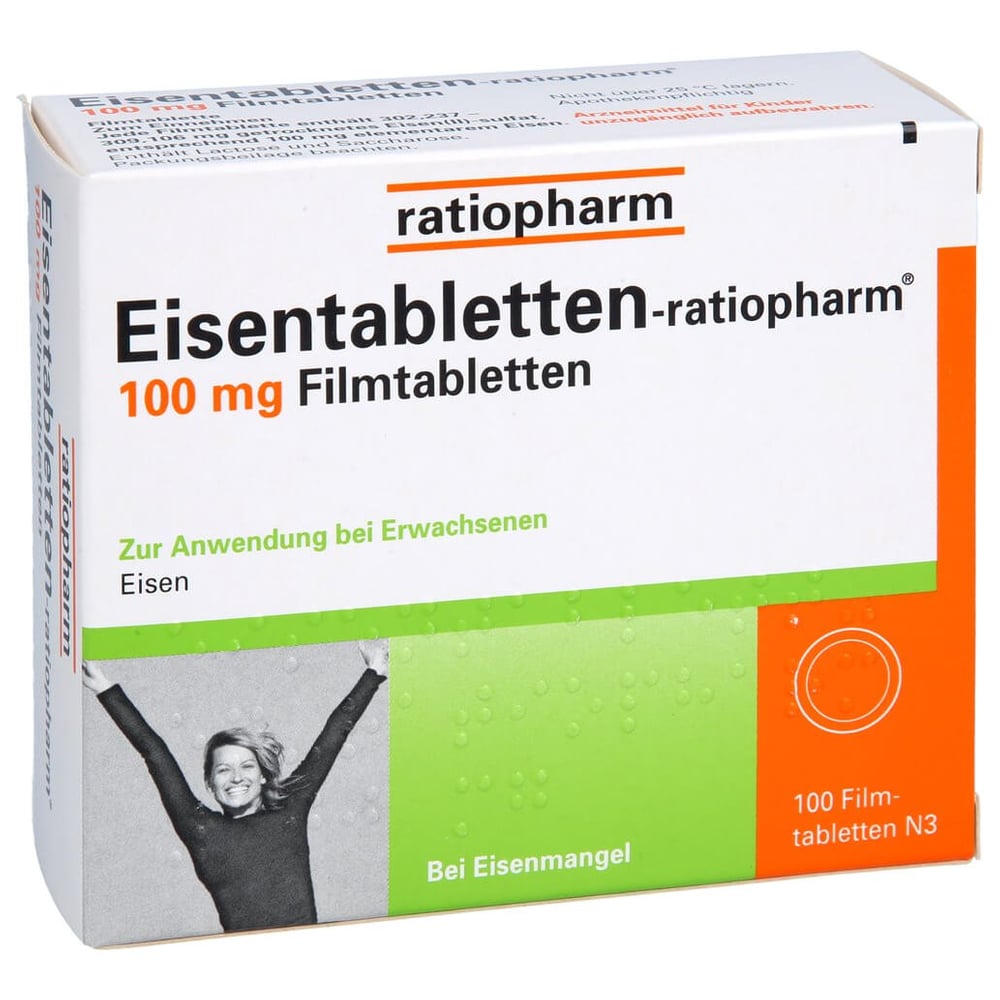 Eisentabletten-ratiopharm 100 mg