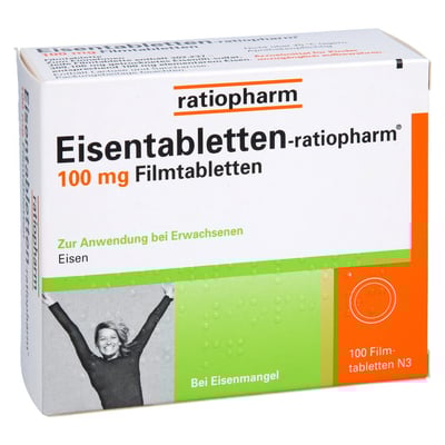 Eisentabletten-ratiopharm 100 mg