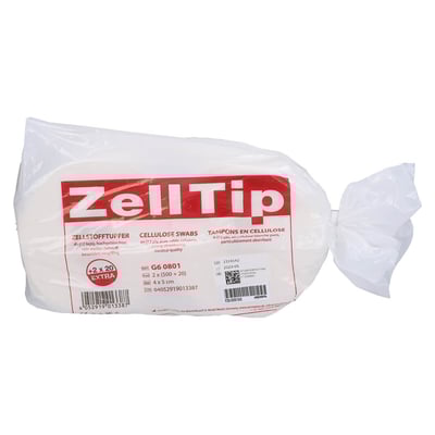 Zellstofftupfer 4x5 cm