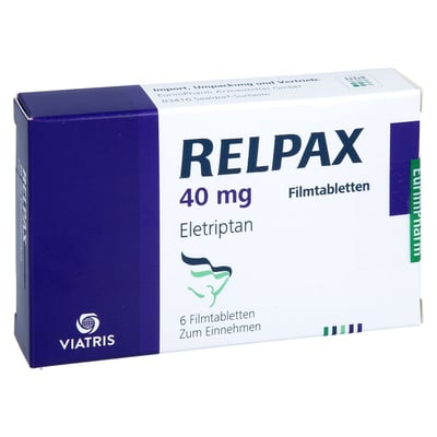 Relpax 40 mg Produktbild 1
