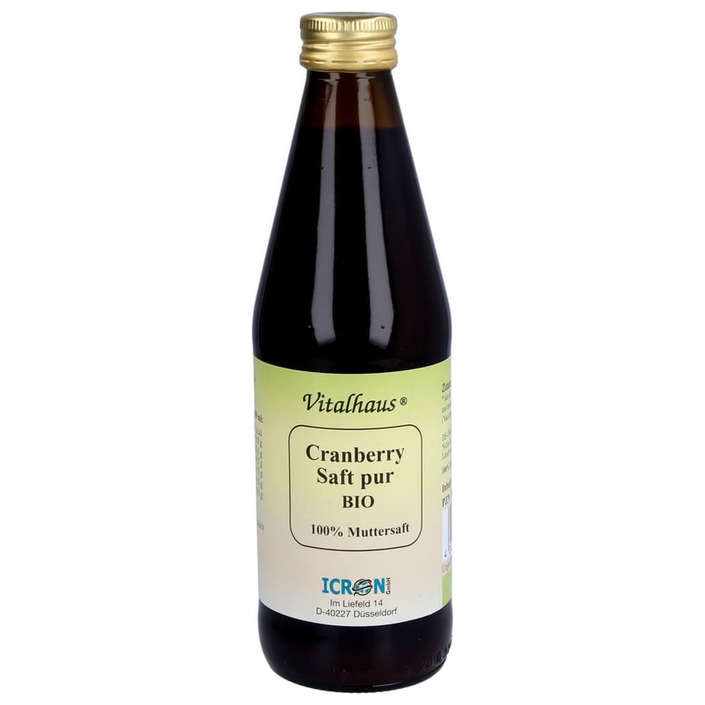 Cranberry Saft pur Bio Vitalhaus