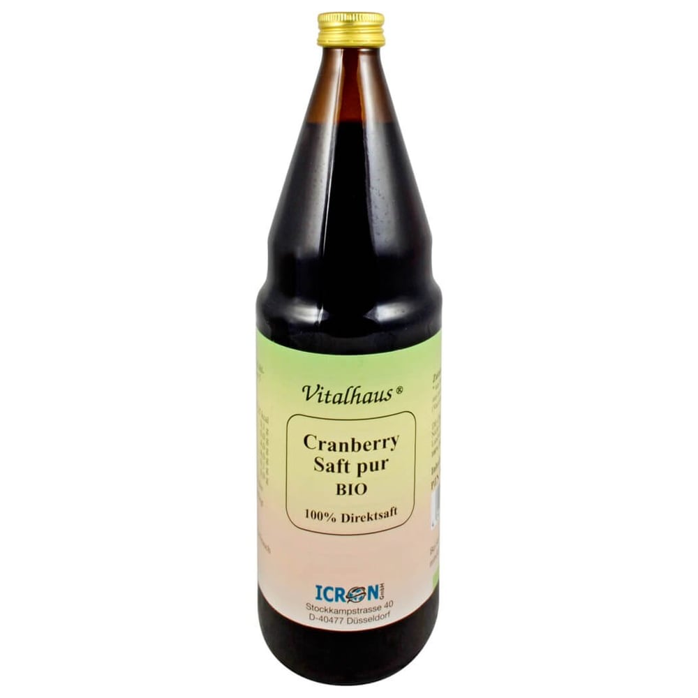 Cranberry Saft pur Bio Vitalhaus