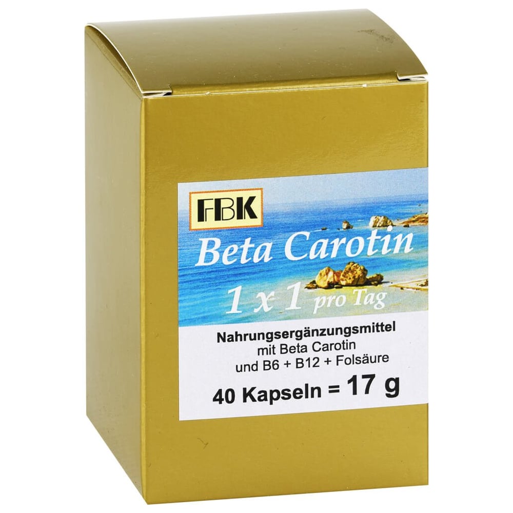 Beta Carotin 1 x 1 pro Tag