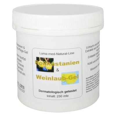 Rosskastanien Weinlaub Gel