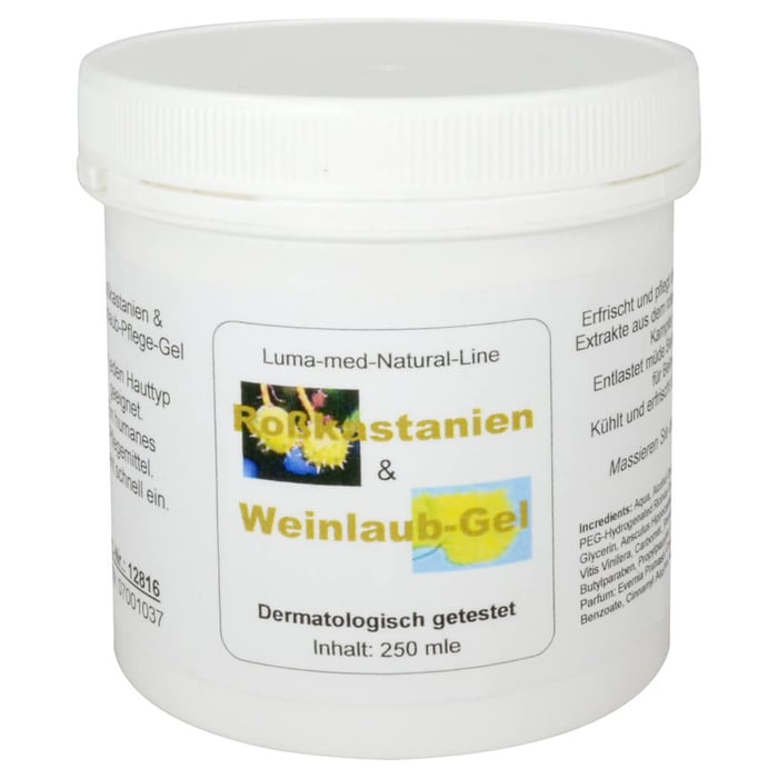 Rosskastanien Weinlaub Gel