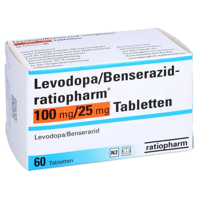 Levodopa/Benserazid-ratiopharm 100mg/25mg
