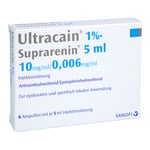 Ultracain 1 %-Suprarenin 5 ml Ampullen Produktbild 1