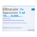 Ultracain 1 %-Suprarenin 5 ml Ampullen Produktbild 2