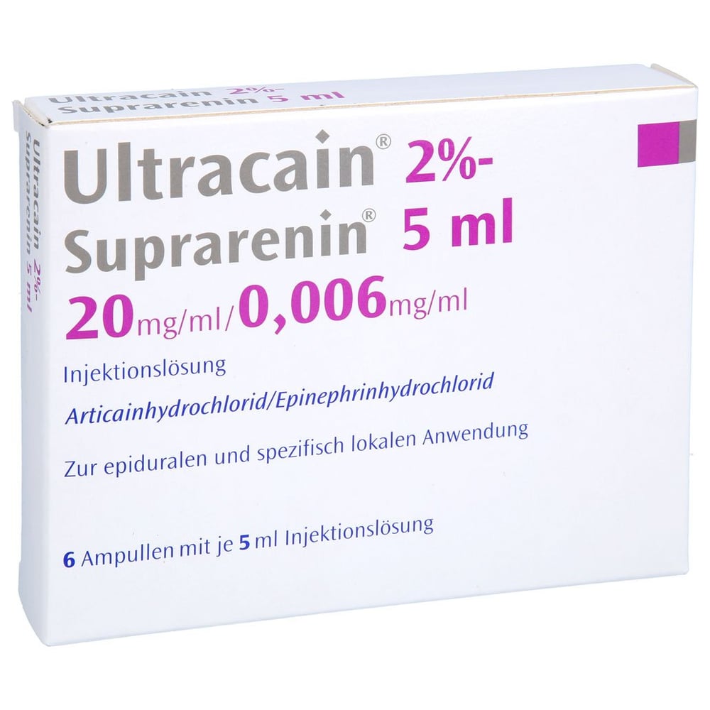 Ultracain 2% Suprarenin 5ml