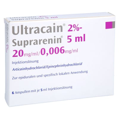 Ultracain 2% Suprarenin 5ml