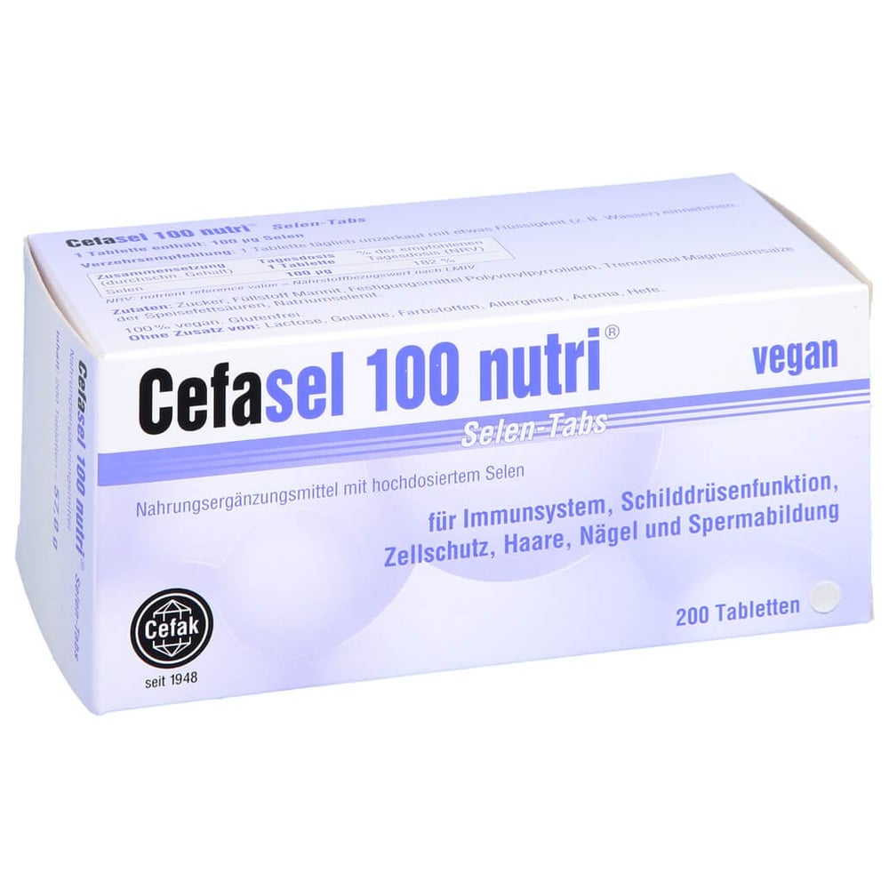 Cefasel 100 Nutri Selen-Tabs