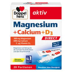 Doppelherz aktiv Magnesium + Calcium + D3 Direkt