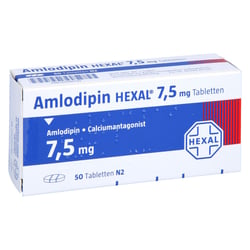 Amlodipin HEXAL 7,5 mg
