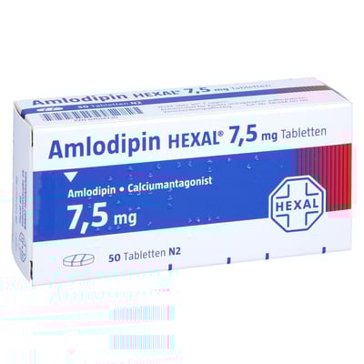 Amlodipin HEXAL 7,5 mg