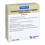 Ondansetron Kabi 2 mg/ml 8 mg Injektionslösung Produktbild 1