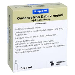 Ondansetron Kabi 2mg/ml 8mg Injektionslösung