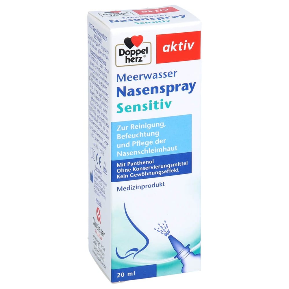 Doppelherz aktiv Meerwasser Nasenspray mit Panthenol