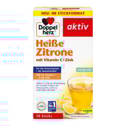Doppelherz aktiv heiße Zitrone mit Vitamin C + Zink