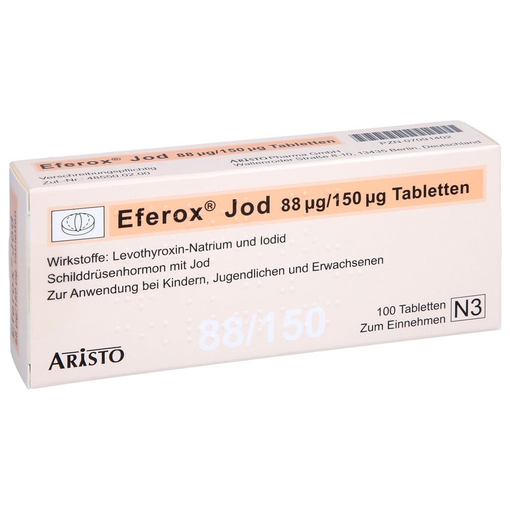 Eferox Jod 88 µg/150 µg
