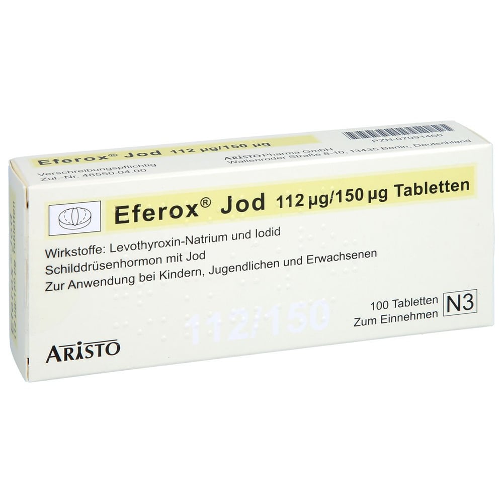 Eferox Jod 112 µg/150 µg